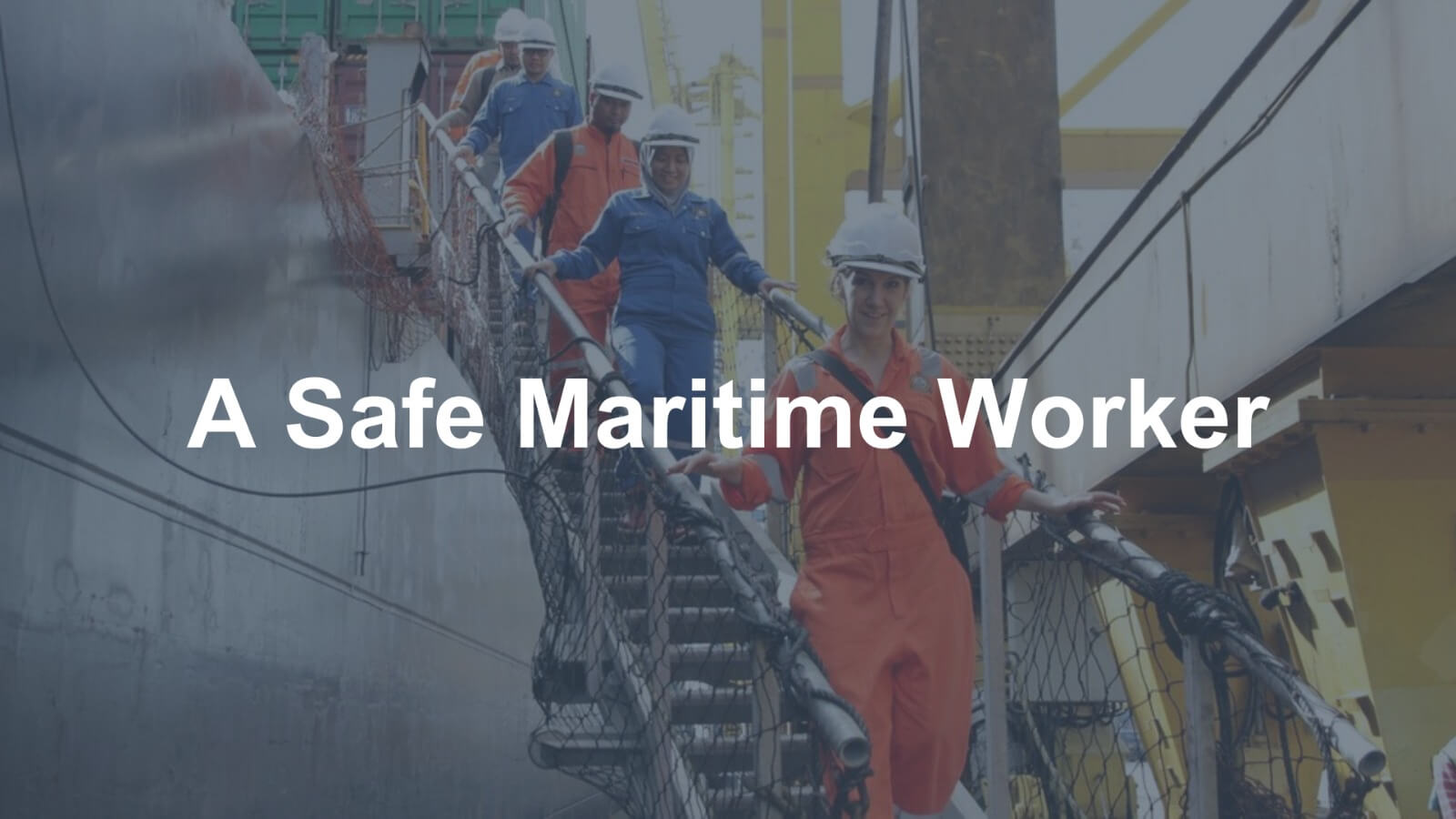 safe maritime worker